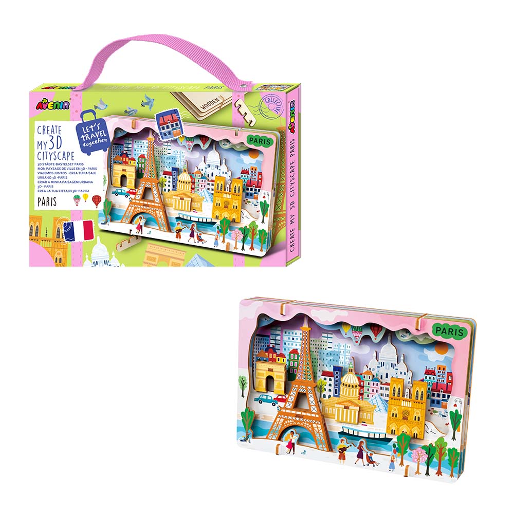 Let's Travel Together Create My 3D Cityscape Paris