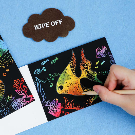 Mini Scratch Book Under the Sea