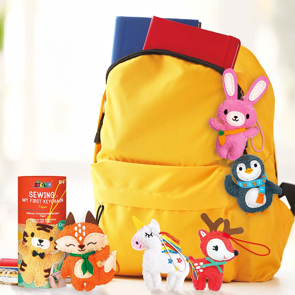 Sewing my first Keychain - Penguin