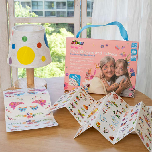 Fancy Me Face Stickers and Tattoos Fantasy Garden World