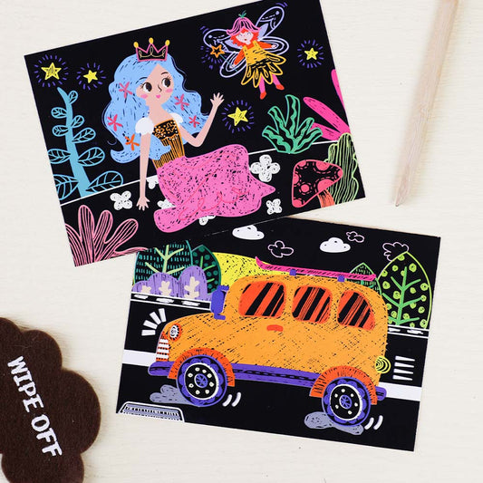 Mini Scratch Book Cars