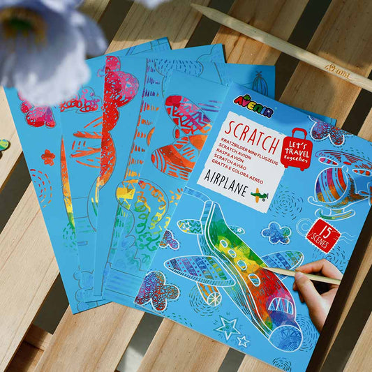 Let's Travel Together MINI Scratch Book Airplane