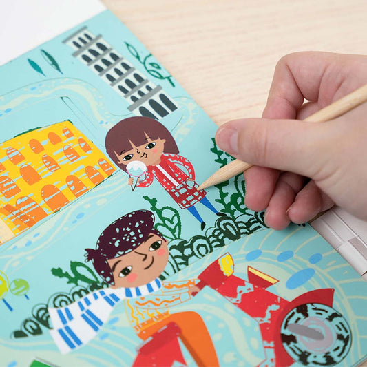 Let's Travel Together A5 Scratch Book Travel the World