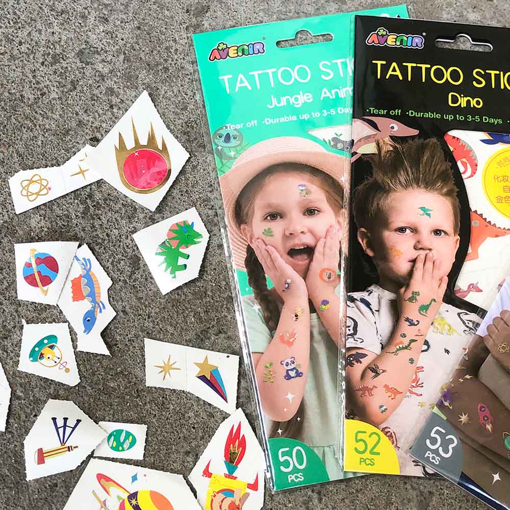 Tattoo Sticker Silver
-Jungle animal