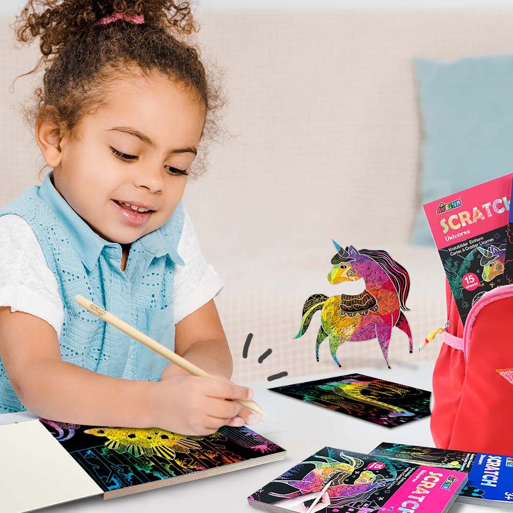 Mini Scratch Book Dinosaurs