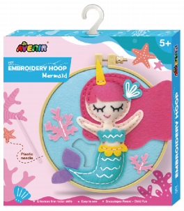 CH191708 DIY Embriodery HoopMermaid