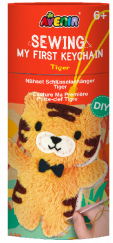 Sewing My First Keychain-Tiger