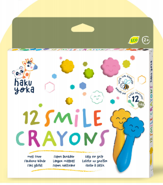 Smile Crayons
-12 Colours