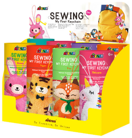 Sewing My First Keychain Free Assortment Display 8 pcs assorted