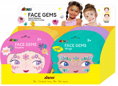 DP227453 Face Gems Free Assortment Display 48 pcs assorted