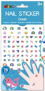 NA198183 Nail Sticker Glitter  - Ocean
