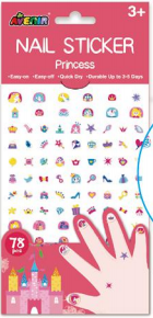 NA198186 Nail Sticker  Glitter - Princess