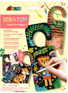 CH231909 ScratchAnimal Door Hangers