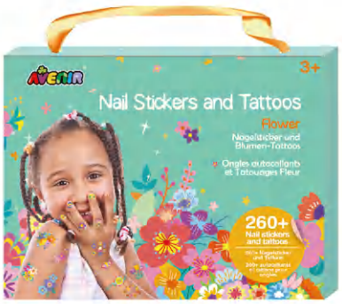 NA218207 Nail Stickers and Tattoos Flower