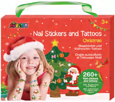 NA218208 Nail Stickers and Tattoos Christmas