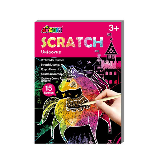 Mini Scratch Book Unicorns