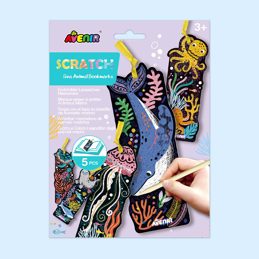Scratch Sea Animal Bookmarks