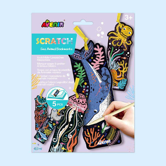 Scratch Sea Animal Bookmarks