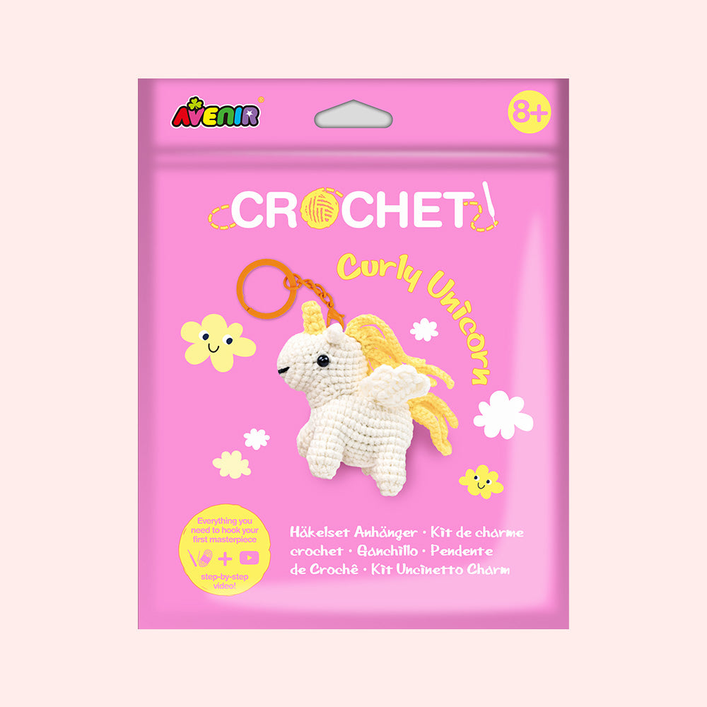 Crochet Curly Unicorn