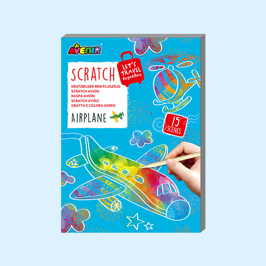 Let's Travel Together MINI Scratch Book Airplane