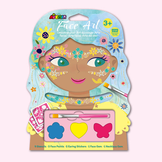 Fancy Me Face Art Flower Princess