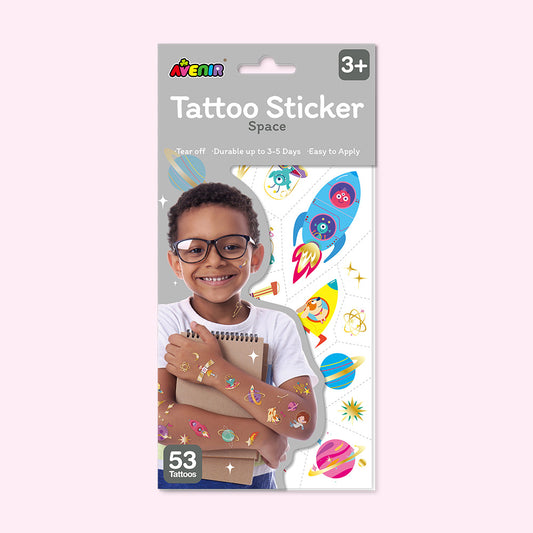 Tattoo Sticker Gold  -Space