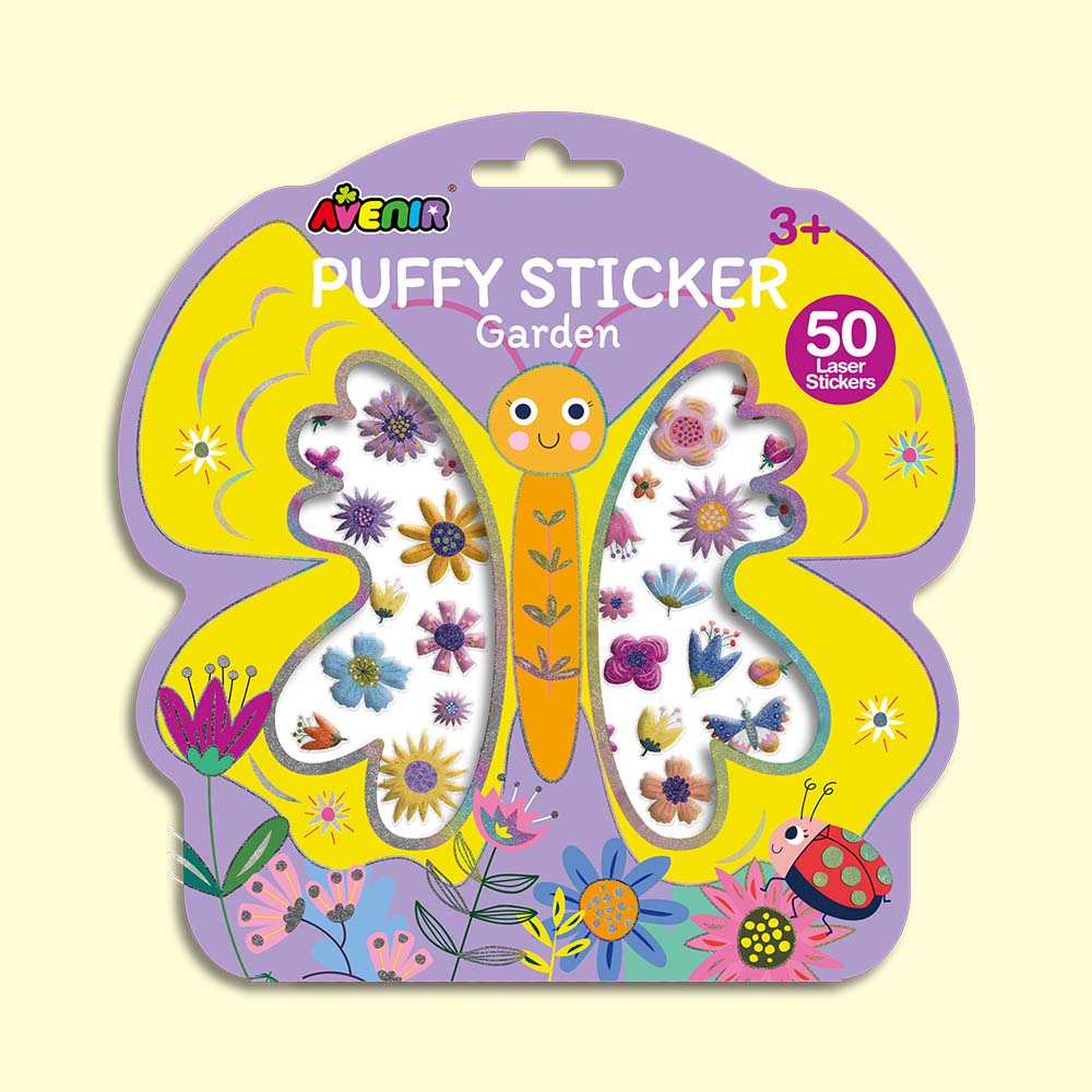Puffy Sticker Garden