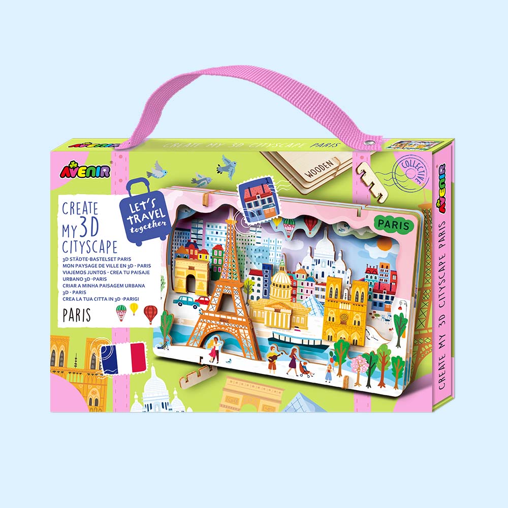 Let's Travel Together Create My 3D Cityscape Paris