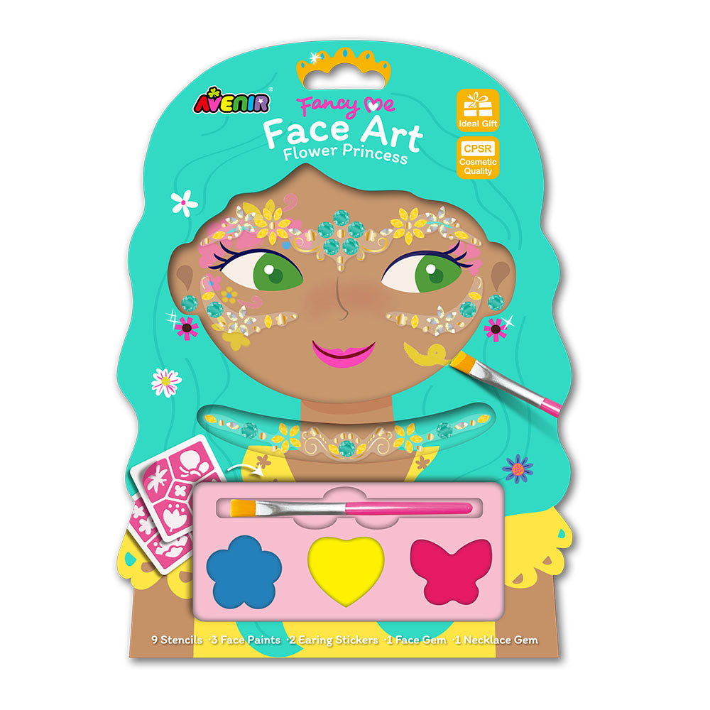 Fancy Me Face Art Flower Princess