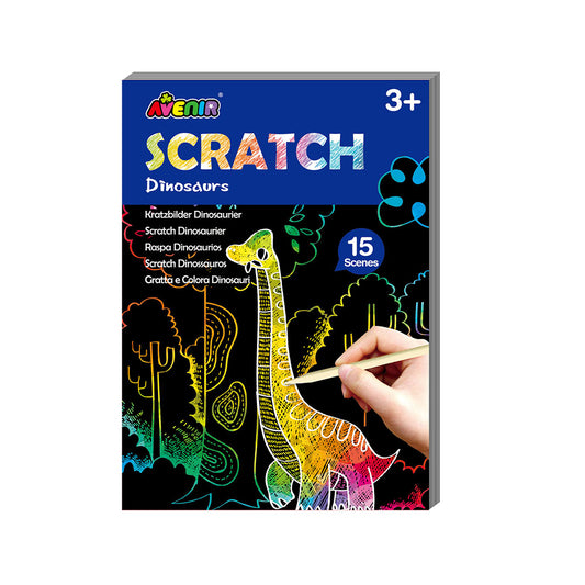 Mini Scratch Book Dinosaurs
