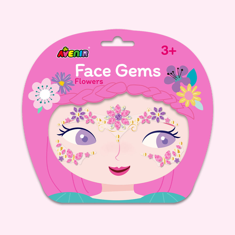 Face gems-Flower