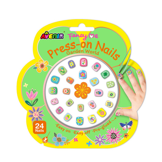 Fancy Me Press-on Nails Garden World