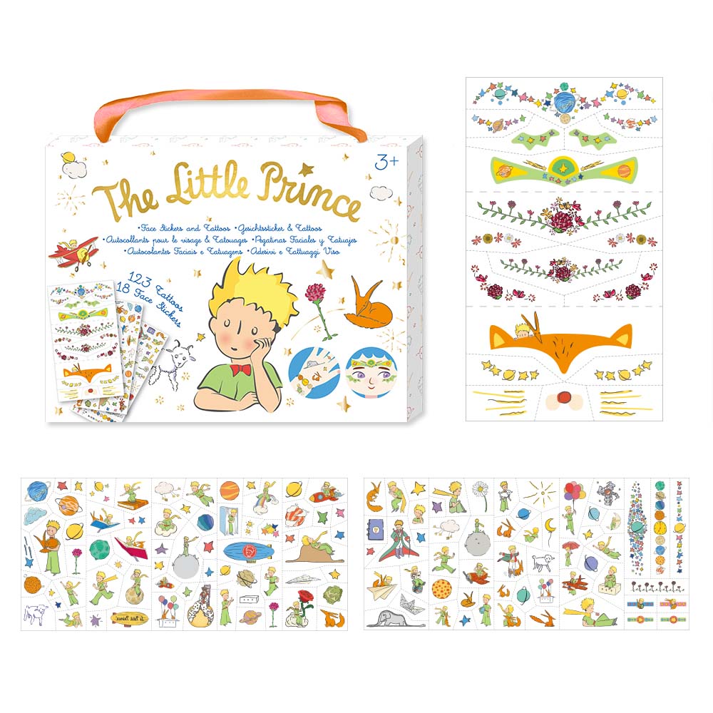 The Little Prince - Face Stickers and Tattoos