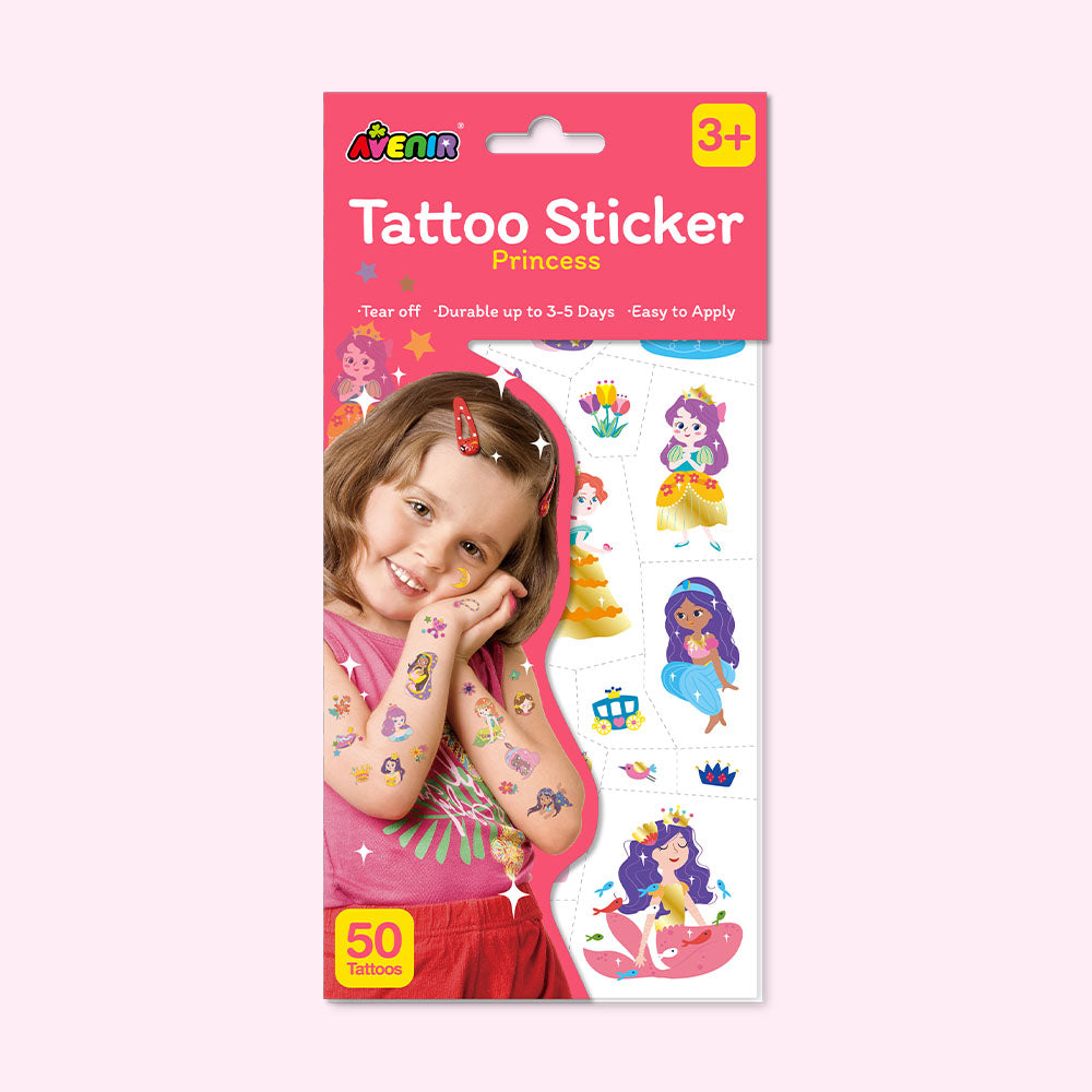 Tattoo Sticker Gold -Princess