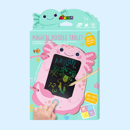 Let's Travel Together Magical Doodle Tablet  AxolotI