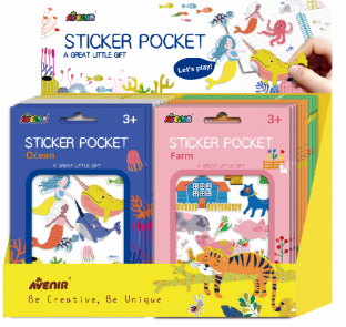 Sticker Pocket
Free Assortment Display 72pcs assorted