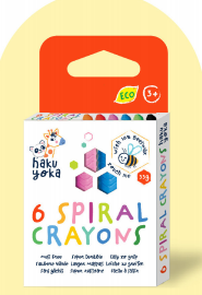 Spiral Crayons
-6 Colours