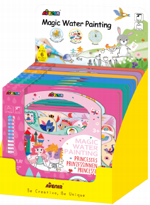 DP217380 Magic Water Painting Free Assortment Display 9 pcs assorted