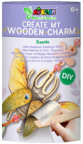 Create My Wooden Charm Beetle
