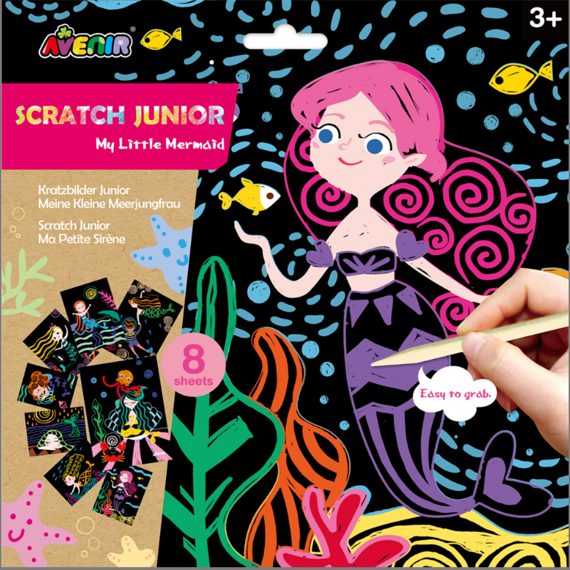 CH1677 Scratch Junior My Little Mermaid