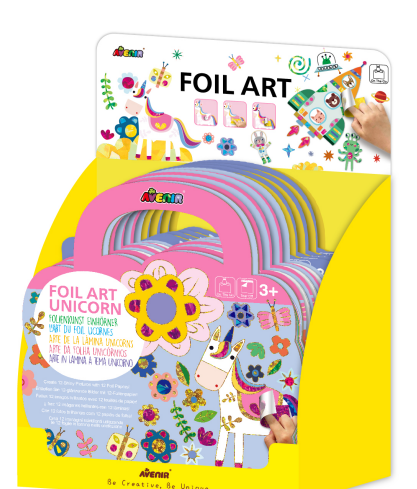 DP237626 Foil Art free assortment display 8 pcs
