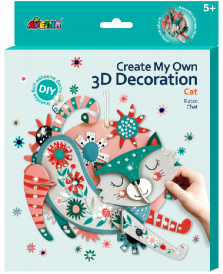 PZ215070 Create My Own 3D Decoration-Cat