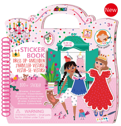 Sticker Book-Dress
up