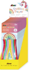DP207240 Quilling paper Free Assortment Display24pcs assorted