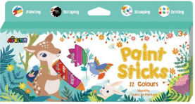 BTS196009 Paint Sticks - 12 colours