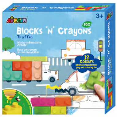 BTS216013 Blocks "N" Crayons Traffic
