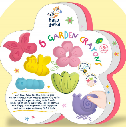 CP233114 6 Garden Finger Crayons