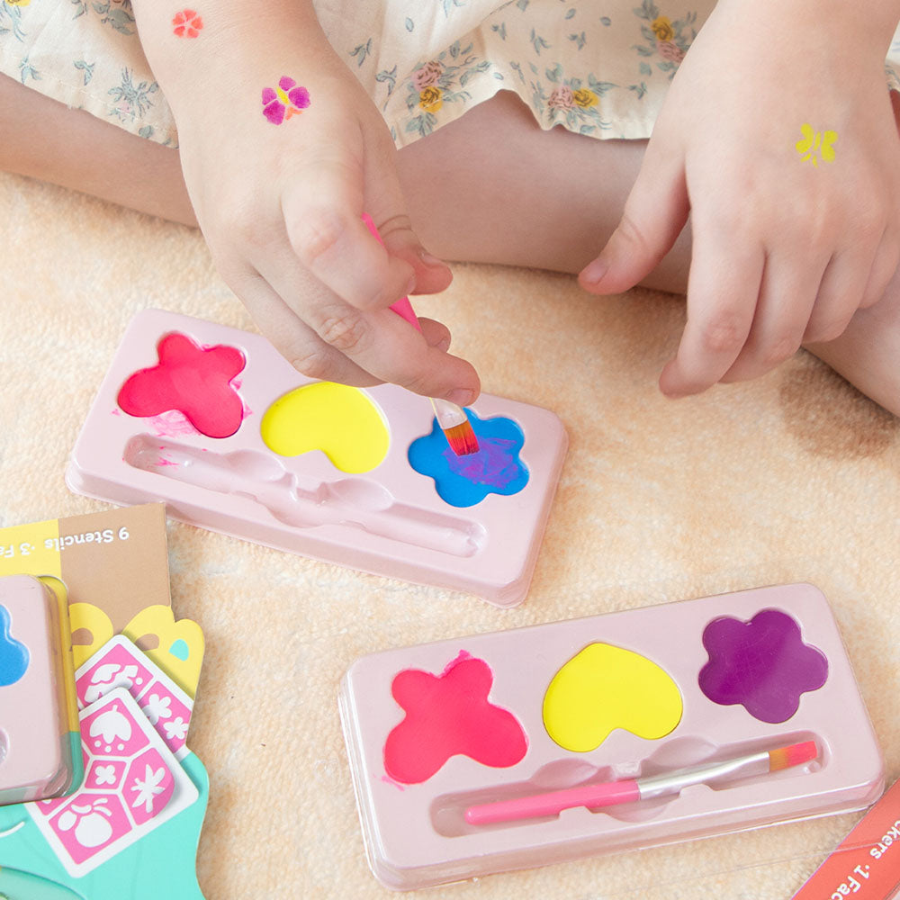 Fancy Me Face Art Flower Princess