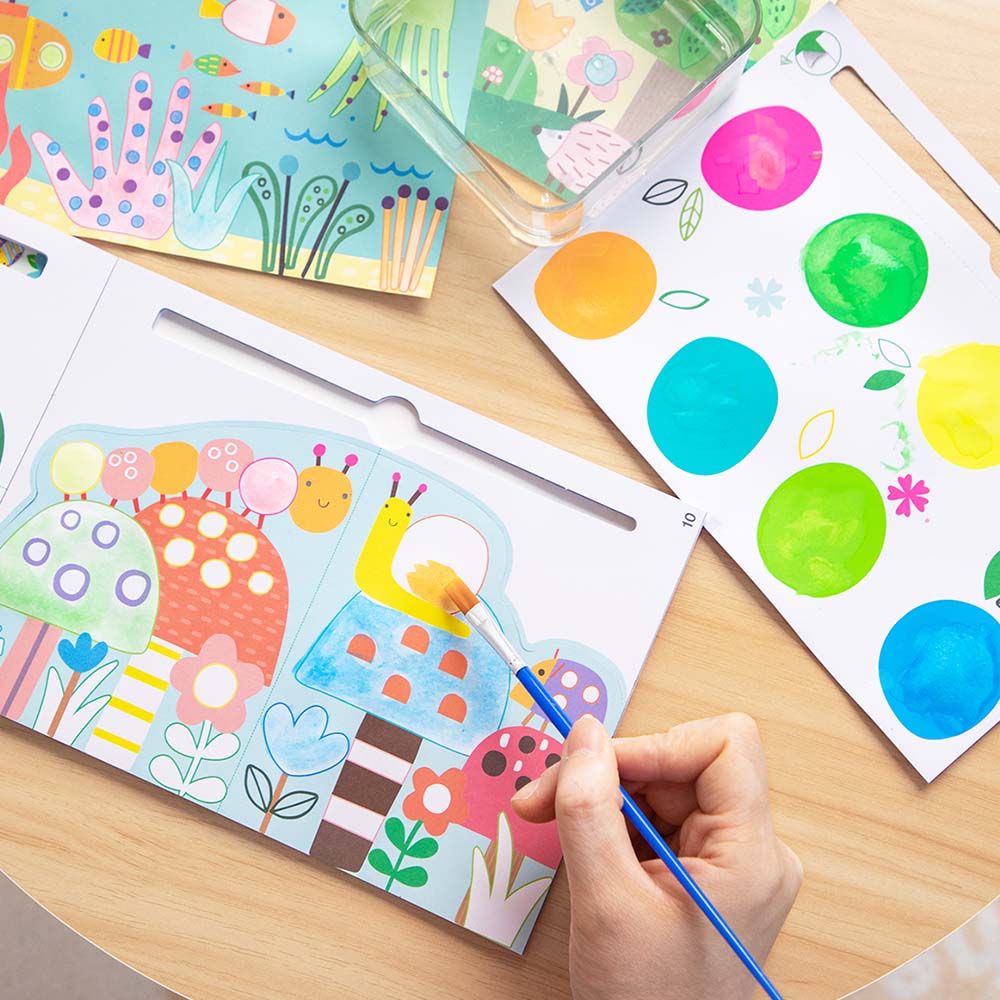 Watercolour Painting & Origami Garden