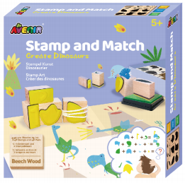 Stamp and Match  
Create Dinosaurs